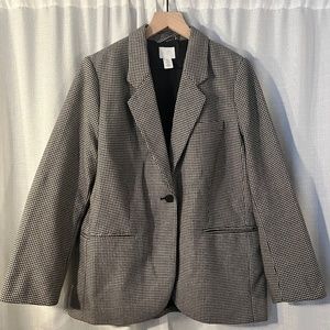 H&M Houndstooth blazer